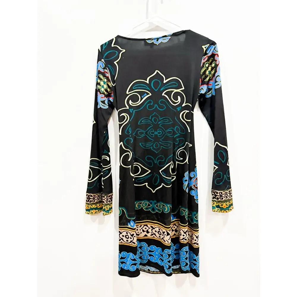 Hale Bob Silk Dress Size Small - Picture 5 of 6